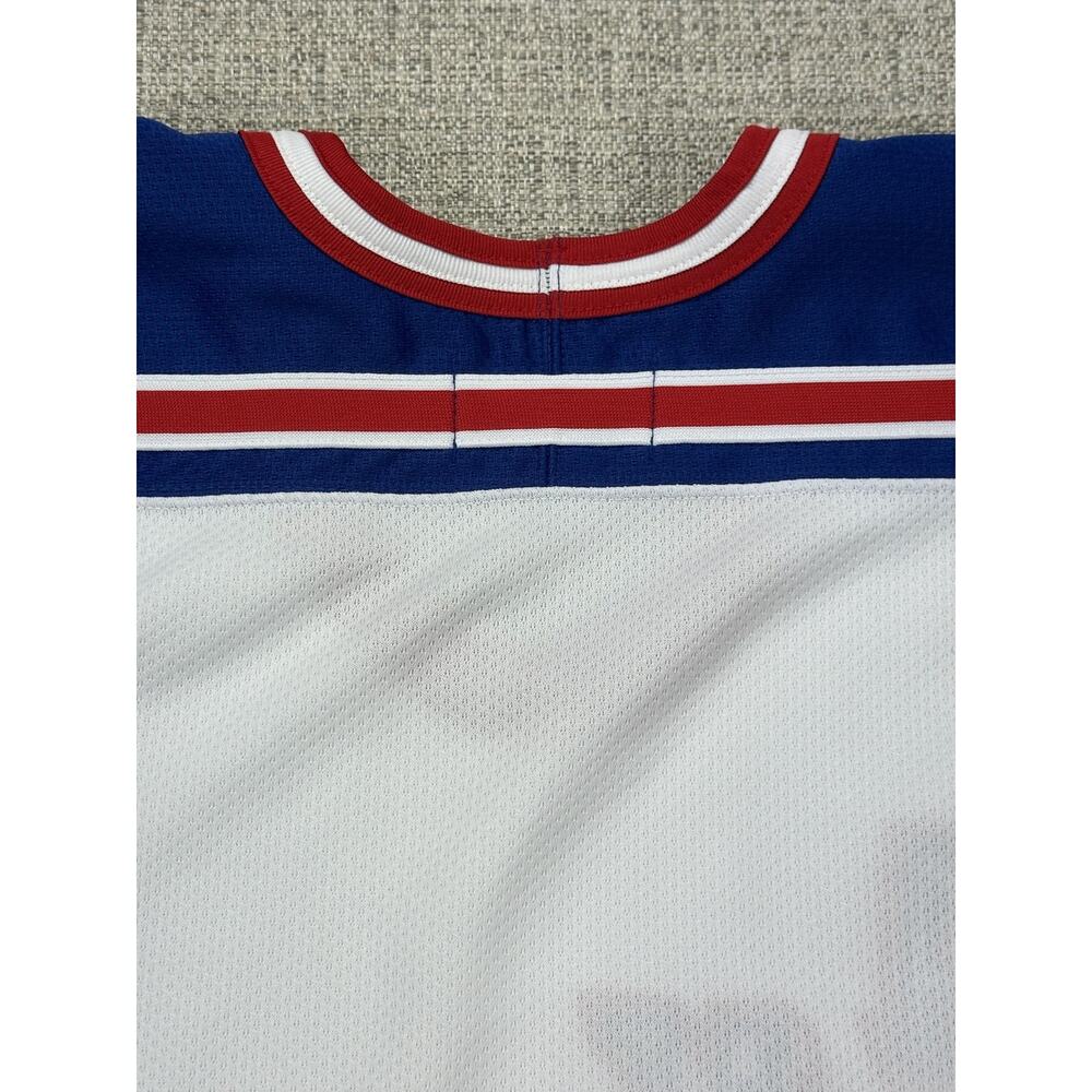Vintage New York Rangers Jersey Mens Large White NHL Hockey Starter - Picture 13 of 14